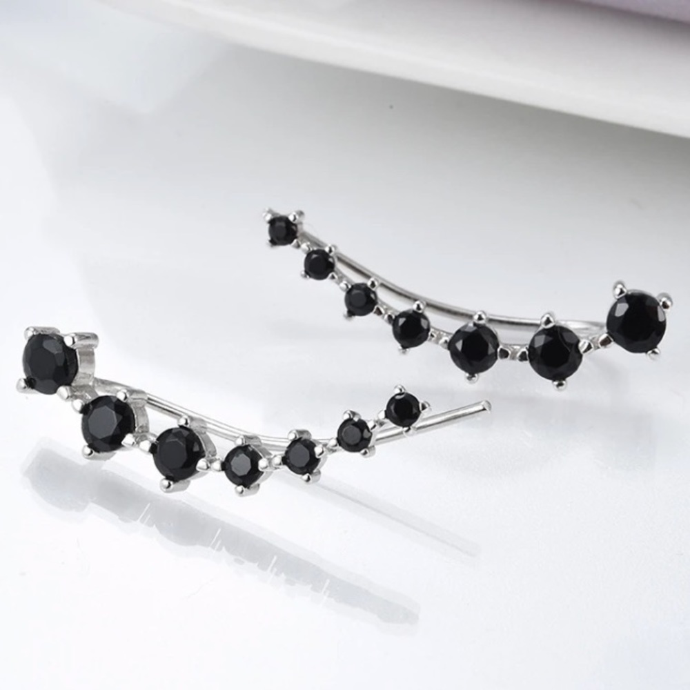 🖤 Sterling Silver  earrings🖤 - Picture 3 of 4